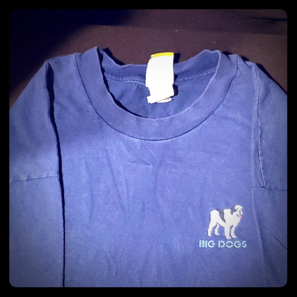 Vintage Big Dog Shirt XL Bowling